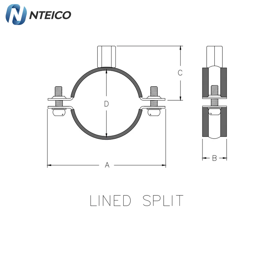 Rubber Lined Split Clamp